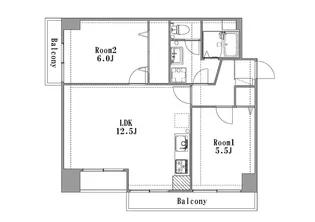 第17上野ビル【304号号室】の間取り