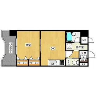 ライオンズマンション日吉町【202号号室】の間取り