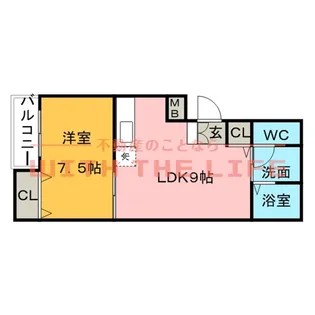 エスペランザ【303号号室】の間取り