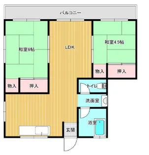 富久ビル【501号号室】の間取り