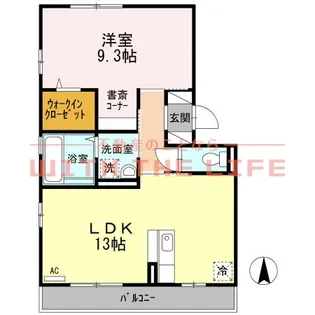 グレースガーデン【302号号室】の間取り