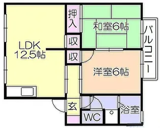 コーポ蓮輪【103号号室】の間取り