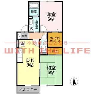 セジュールよあけ【103号号室】の間取り