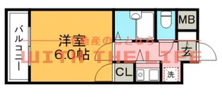 アーバンクルーザー六ツ門【502号号室】の間取り