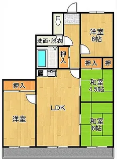 若林ビル【501号号室】の間取り