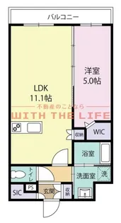 フェリシエ久留米【305号号室】の間取り