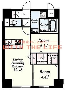 Mys Casetta Kurume(ミース カセッタ久留米)【104号号室】の間取り