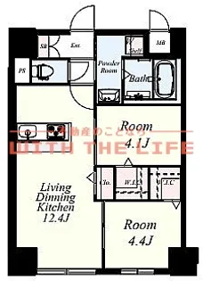 Mys Casetta Kurume(ミース カセッタ久留米)【1004号号室】の間取り
