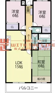 ルネス国分【501号号室】の間取り