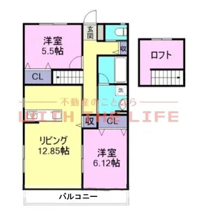 VOCO西牟田【202号号室】の間取り