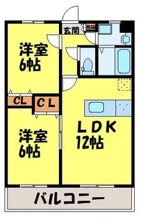 コーポ・サンガイア【107号号室】の間取り