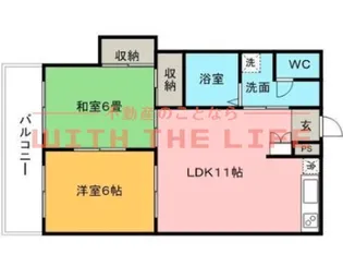 シャロム大善寺【303号号室】の間取り