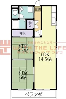 RE(アールイー)ステートビル【601号号室】の間取り