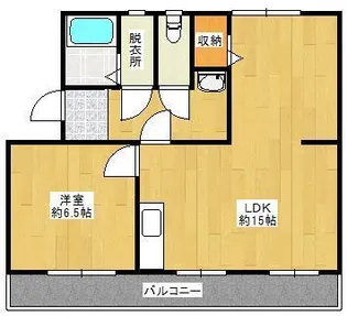コンチェルト東合川Ⅰ【301号号室】の間取り