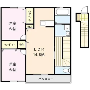 CLAN・K(クランケイ)【205号号室】の間取り