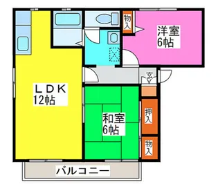 テラスコート花水木【B105号号室】の間取り