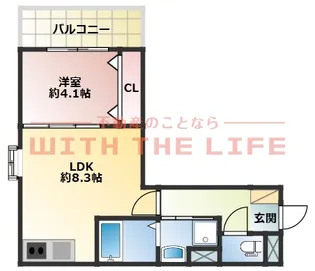 ドラゴンフィールド鳥栖【103号号室】の間取り