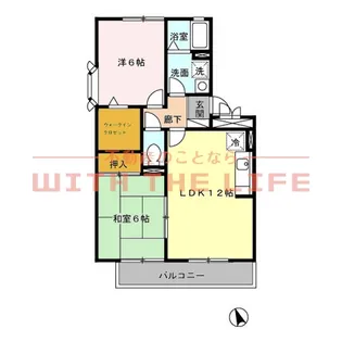 セジュール未来【ⅡA-306号号室】の間取り