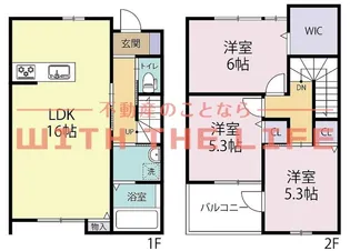 grand maison K【C号号室】の間取り