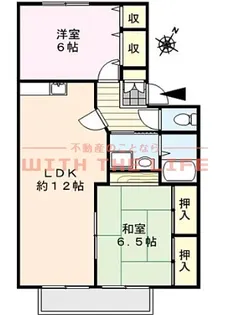 ファミーユシャトー【210号号室】の間取り