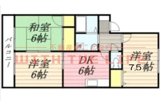 カルム宮の陣C棟【207号号室】の間取り