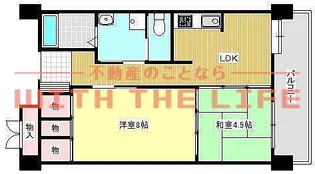 カーサマリア【508号号室】の間取り