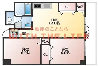 南薫ハイツ【107号号室】の間取り