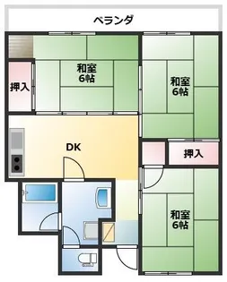 南薫ハイツ【307号号室】の間取り