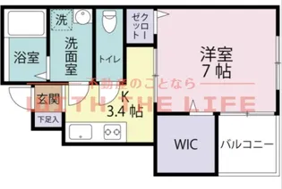 at.south(エイティ・サウス)【A101号号室】の間取り
