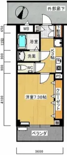 第一光和ビル【203号号室】の間取り