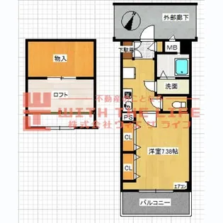第一光和ビル【302号号室】の間取り