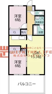 ロックベアーヒルズⅡ【202号号室】の間取り