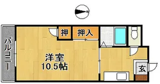 ウッドハウスⅡ【303号号室】の間取り