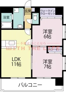 ARK鳥栖【601号号室】の間取り