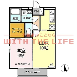 コルリス【B105号号室】の間取り