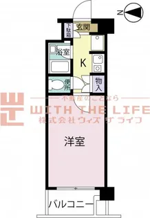 ドミ・エスポワール久留米Ⅲ【203号号室】の間取り