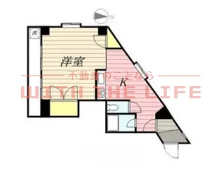 フラワーガーデン【105号号室】の間取り