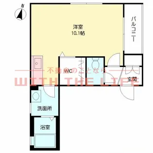 BEREO矢野【201号号室】の間取り