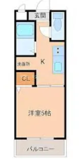 ハイデルベルク【212号号室】の間取り