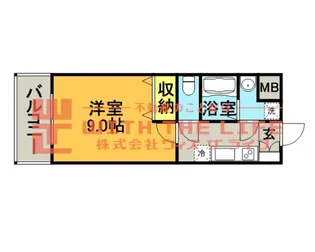 グリーン花水木II【203号号室】の間取り