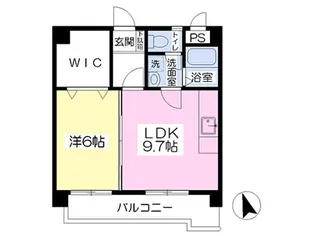 Castle城南(キャッスル城南)【2階】の間取り