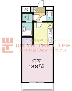 アザレアハイツ和泉野【210号号室】の間取り