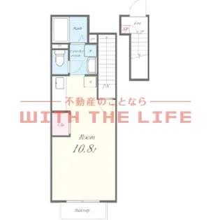 リヴェール【212号号室】の間取り