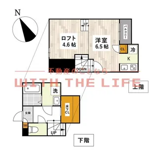 ADC津福セレーノ【203号号室】の間取り