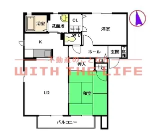 シャンティ小森野【B101号号室】の間取り