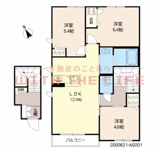 パストラル久留米 【A201号号室】の間取り