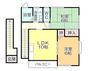 明星ガーデンハイツ【201号号室】の間取り