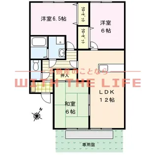 ファミーユシャトー【113号号室】の間取り