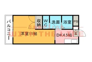 FR合川【203号号室】の間取り