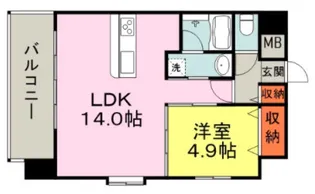 Maisonアマファソン【101号号室】の間取り